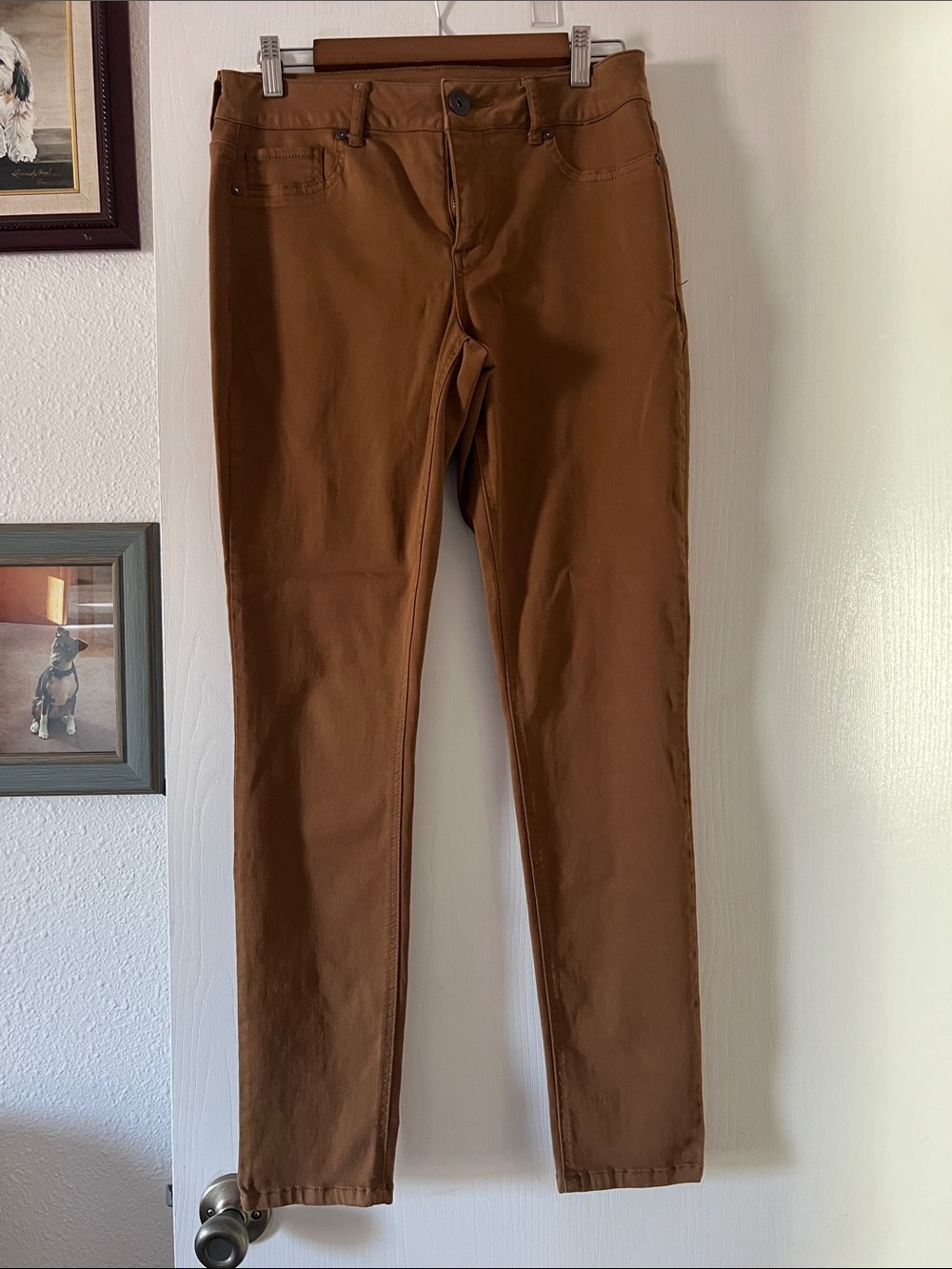Maurices Skinny Jeans in Brown-30 reg. Length